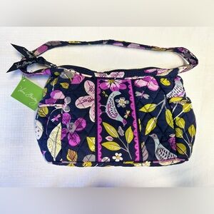 Retired Pattern VERA BRADLEY Cotton Sophie Nightingale Bird Shoulder Bag Purse